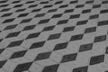Gray Black Dark Paving Stone Floor Tile Street Pattern Texture Background Mosaic Urban Road Ceramic City Pavement Royalty Free Stock Photo