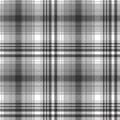 Gray black white pixel check plaid seamless pattern Royalty Free Stock Photo