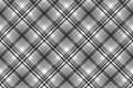 Gray black white pixel check plaid seamless pattern Royalty Free Stock Photo