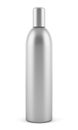 Gray blank shampoo bottle on white Royalty Free Stock Photo