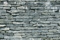 Gray blue fence sandstone wall