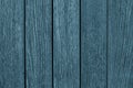 Gray and blue wooden planks of the oak table. Blue painted wooden boards. Texture of pine wood background. Gray-blue wooden board Royalty Free Stock Photo