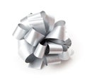 Gray bow. Royalty Free Stock Photo