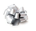 Gray bow. Royalty Free Stock Photo
