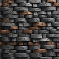 Ultra Realistic Knitted Medieval Stacked Stone Texture Royalty Free Stock Photo