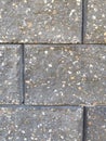 Gray brick stone wall background textured. Royalty Free Stock Photo