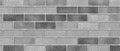 Gray brick wall abstract background. Texture of bricks Royalty Free Stock Photo