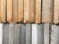 gray brick wall background material of construction background Royalty Free Stock Photo