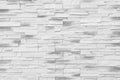 Gray brick wall or rear wall for interior or exterior to your design. Royalty Free Stock Photo