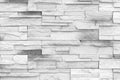 Gray brick wall or rear wall for interior or exterior to your design. Royalty Free Stock Photo