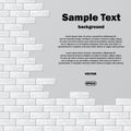 Gray brick wall with text Royalty Free Stock Photo