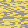 Pattern of many multi-colored bricks squares of ultimate gray and illumination yellow colors Royalty Free Stock Photo