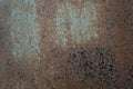 Gray brown rust texture. Old painted metal surface. Close-up. Dark rusty iron background Royalty Free Stock Photo