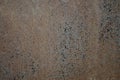 Gray brown rust texture. Old painted metal surface. Close-up. Dark rusty iron background Royalty Free Stock Photo