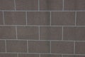 Gray brown stone texture of large bricks Royalty Free Stock Photo