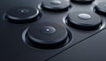 Gray buttons user interface.