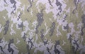 Gray camouflage fabric texture background