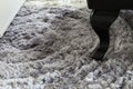 Gray carpet, as background