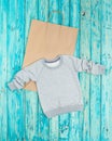 Gray casual kids pullover.