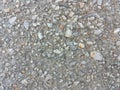 Gray cement wall with small stones Royalty Free Stock Photo