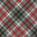 Gray check plaid pixel seamless pattern Royalty Free Stock Photo