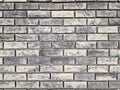 Gray clinker bricks pattern close up Royalty Free Stock Photo