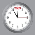 Gray Clock 5 to 2009