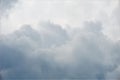 Abstract textural background of gray clouds Royalty Free Stock Photo