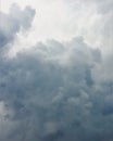Abstract textural background of gray clouds Royalty Free Stock Photo
