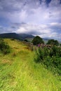 Gray Clouds over Blencathra Royalty Free Stock Photo