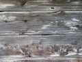 Gray color old weathered wooden plank fence surface , empty blank background