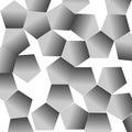 Gray colour Pentagon shaped abstract background