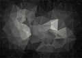 Gray composition with triangles geometric shapes