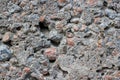 Gray concrete background with stones. Texture or background. Royalty Free Stock Photo