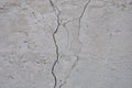 Gray concrete texture background. Damage. Cracked stone wall background Royalty Free Stock Photo