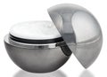 Gray cosmetics cream sphere