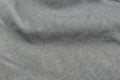 Gray crinkled cotton fabric. background or textura