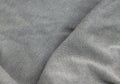 Gray crinkled cotton fabric. background or textura