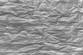 Gray crumpled paper abstract art background