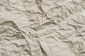 Gray crumpled paper minimalist design background