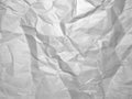 Gray crumpled paper texture. Wrinkled Paper background.