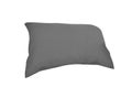 Gray cushion isolated on white Royalty Free Stock Photo