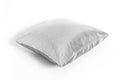 Gray cushion on white Royalty Free Stock Photo