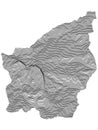 Relief Map of San Marino