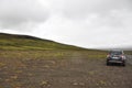 Gray Dacia Duster on one of Iceland's F-roads