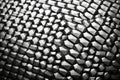 gray diamond plate close-up in direct light Royalty Free Stock Photo