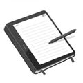 Gray Digital Notepad with Stylus Royalty Free Stock Photo