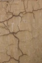 grey dirty cracked plaster wall - flat texture and full frame background Royalty Free Stock Photo