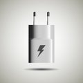 Gray electro usb plug