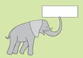 Gray elephant